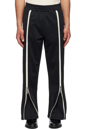 Palm Angels Black Zip Track Pants