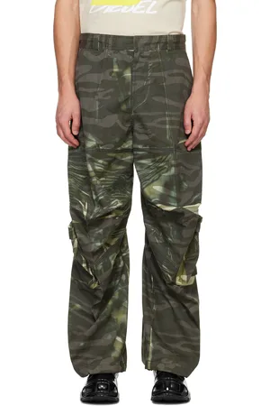 Diesel Khaki P-Arne-A Cargo Pants