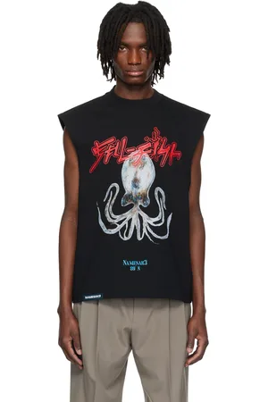 NAMESAKE Black Evans Sell Fish Squid Tank Top