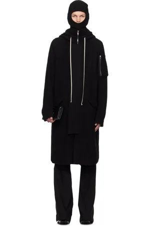 Rick Owens Black Porterville Megaparka Coat