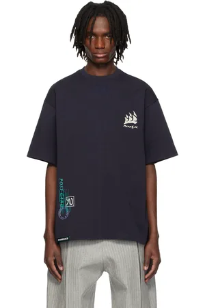 NAMESAKE Navy Sava Oversized Sail T-shirt