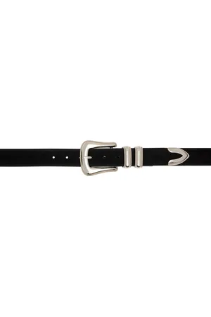 Metalwood SSENSE Exclusive Hairy Suede Western Belt