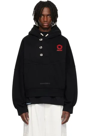 NAMESAKE Black Winfar Fisherman Hoodie