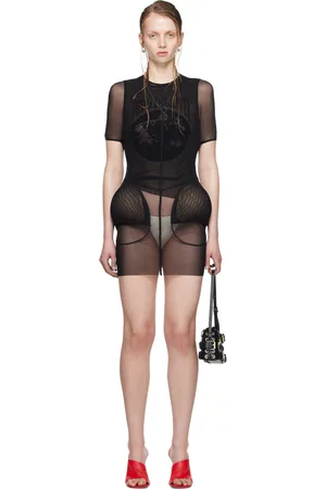 Jean Paul Gaultier Black Shayne Oliver Edition Minidress