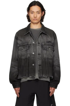 We11 Done Sprayed Sporty Selldone Denim Jacket