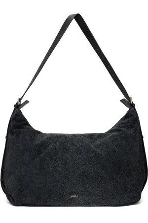 JUUN.J Gray Nubuck Leather Bag