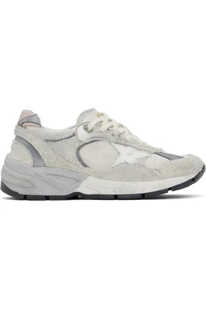 Golden Goose Off-White & Gray Dad-Star Sneakers