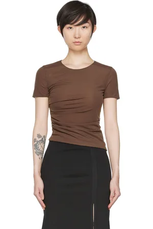 Helmut Lang SSENSE Exclusive Brown Reversible T-Shirt