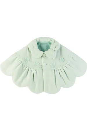 Anna Sui SSENSE Exclusive Baby Green Cape