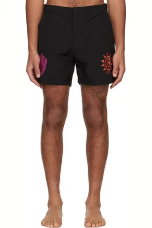 Double Rainbouu Black Pool Shark Swim Shorts