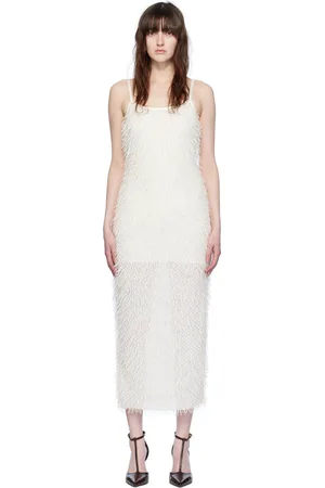 Elleme Off- Fringe Midi Dress