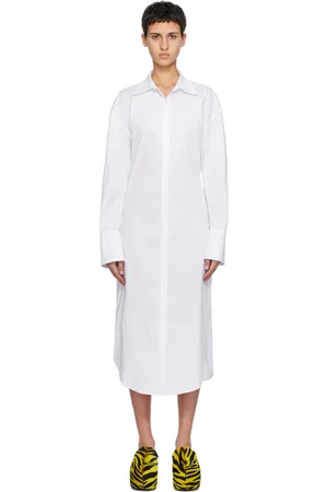 SIMON MILLER White Kerr Midi Dress