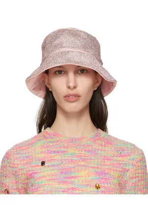 KARA SSENSE Exclusive Crystal Mesh Bucket Hat