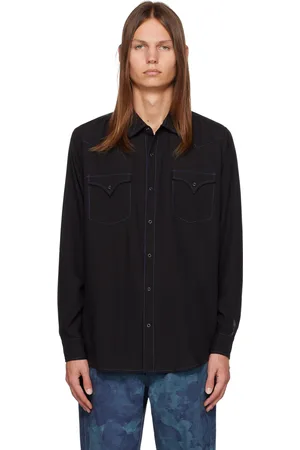Double Rainbouu Black Contrast Shirt
