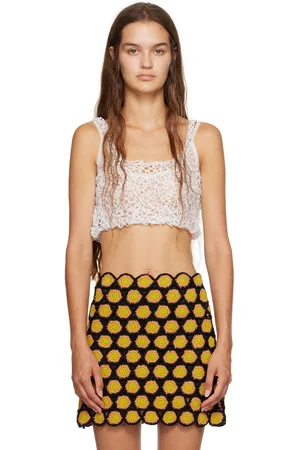 SIMON MILLER White Zot Tank Top