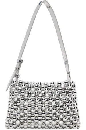 SIMON MILLER Silver Mini Puffin Bag