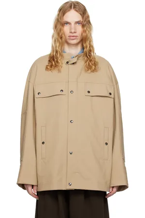 DRIES VAN NOTEN Tan Dispatch Jacket