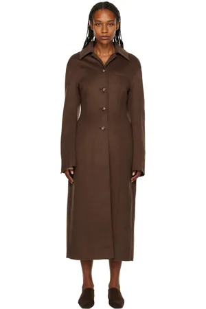 Nanushka Brown Toya Coat