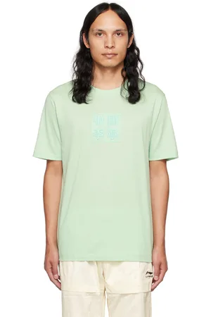 Li Ning Green Graphic T-Shirt