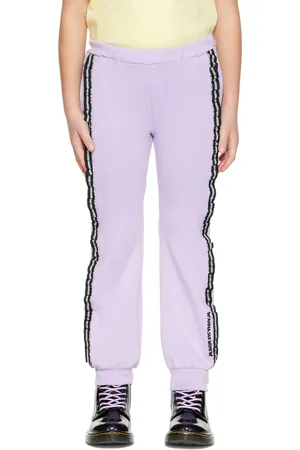 Anna Sui Kids Purple Tapered Sweatpants