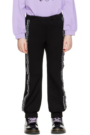 Anna Sui Kids Black Tapered Sweatpants