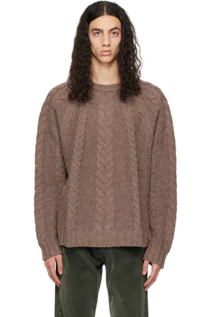 Hope Brown Cable Sweater