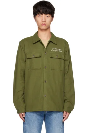 Saturdays NYC Green Ryan Shirt