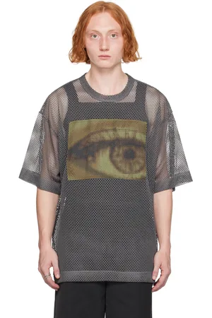 DRIES VAN NOTEN Gray Patch T-Shirt