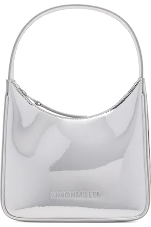 SIMON MILLER Silver Snap Bag