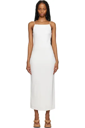 Third Form White Mode Midi Dress