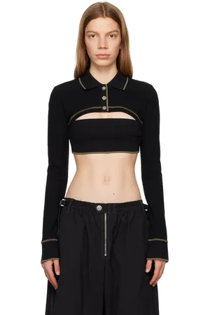 DION LEE Shrunken Snap Polo