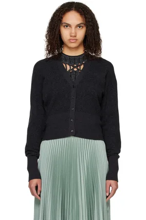 Joseph Black Brushed Cardigan