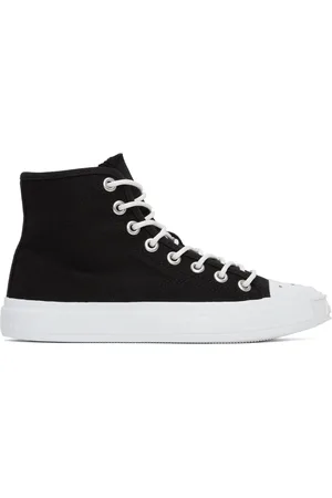 Acne Studios Black Canvas High Sneakers