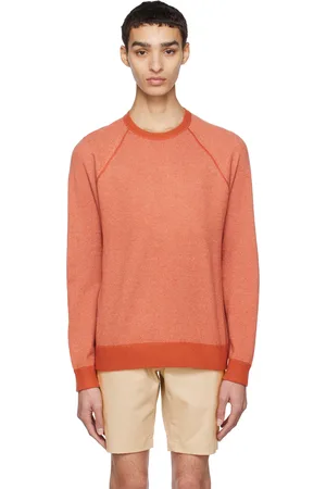Vince Orange Birdseye Sweatshirt