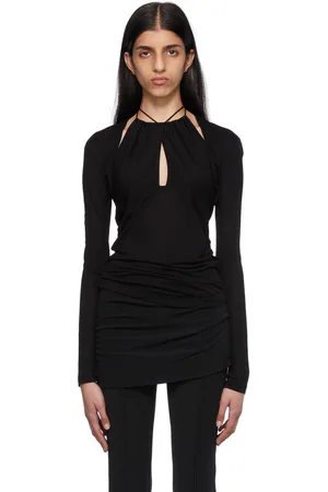 Helmut Lang Black Ls Halter Top