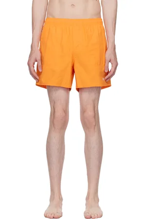 Saturdays NYC Orange Talley Swim Shorts