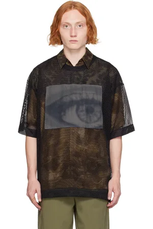 DRIES VAN NOTEN Black Patch T-Shirt
