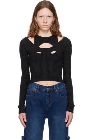 Wynn Hamlyn Black Derry Long Sleeve T-Shirt