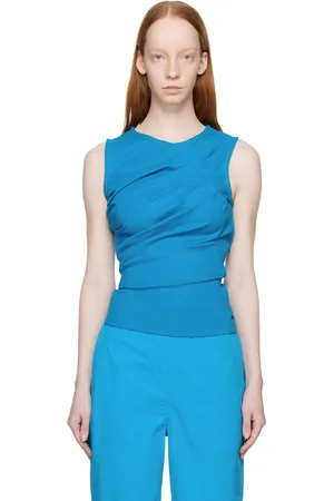Wynn Hamlyn Blue Chandler Tank Top