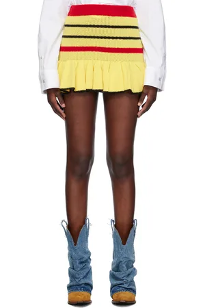 Sinead Gorey Yellow Ra-Ra Miniskirt