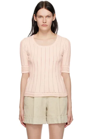 See by Chloé Pink Scoop Neck Top