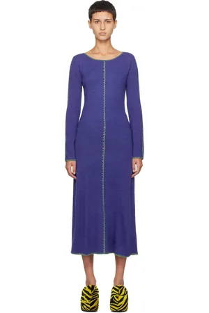 SIMON MILLER Blue Glenn Maxi Dress