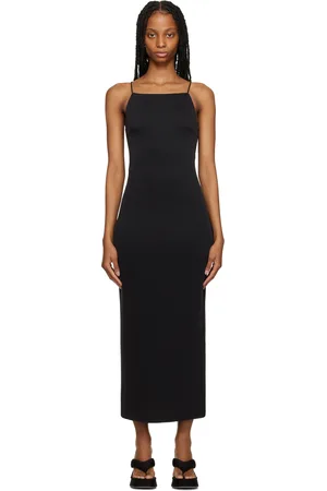 Third Form Black Mode Midi Dress