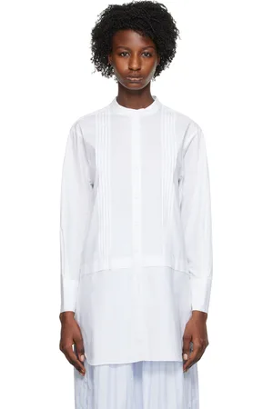 See by Chloé White Pleated Shirt
