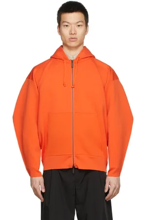 Rito Structure Orange Recycled Zip Hoodie