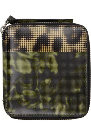 DRIES VAN NOTEN Khaki Printed Wallet