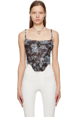 Miaou Brown & Blue Venus Corset
