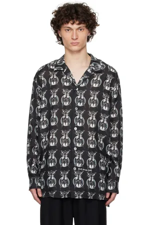 Acne Studios Black Printed Button-Up Shirt