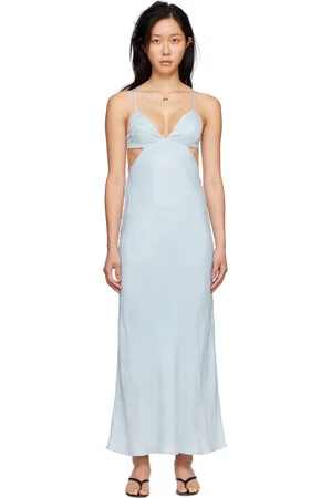 Third Form Blue Paisley Midi Dress