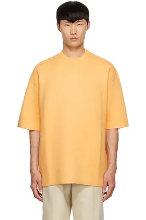 Peter Do Yellow Viscose T-Shirt
